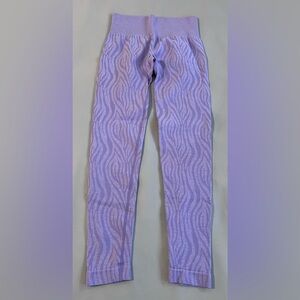 Women's Contour Seamless Leggings Purple Sz ‎ Medium Gym Workout